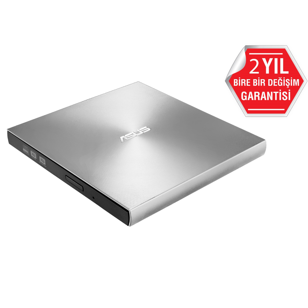 ASUS ZenDrive U9M Windows ve Mac OS USB Type-C M-DISC Ultra İnce Taşınabilir 8X DVD Gümüş Harici Yazıcı
