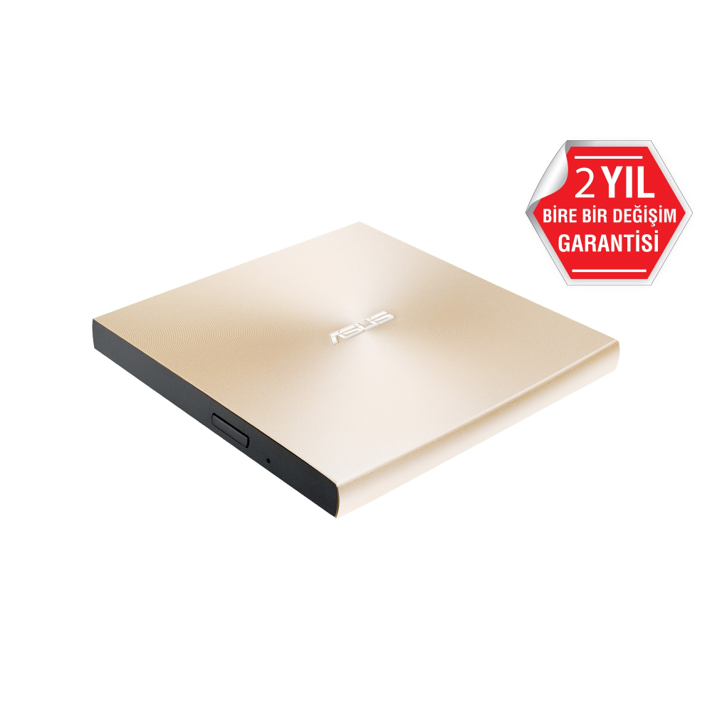 ASUS ZenDrive U9M Windows ve Mac OS USB Type-C M-DISC Ultra İnce Taşınabilir 8X DVD Altın Harici Yazıcı