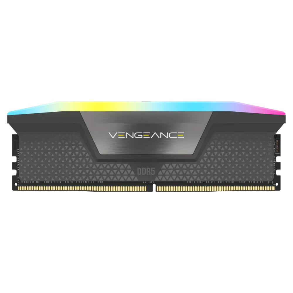 CORSAIR 32GB (2x16GB) Vengeance RGB 5600MHz CL40 DDR5 Siyah Dual Kit Ram