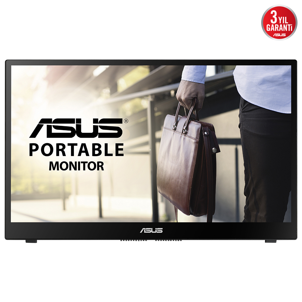 ASUS 14" ZenScreen Ink MB14AHD 60Hz 5ms Flicker Free USB-C Micro HDMI FHD Dokunmatik Taşınabilir Monitör
