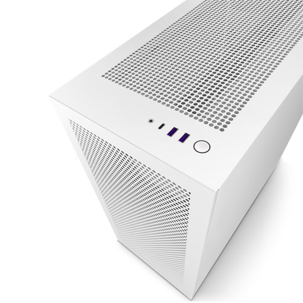 NZXT H7 Airflow Tempered Glass USB 3.2 Beyaz ATX Mid Tower Kasa