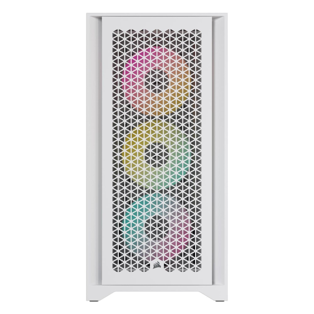 CORSAIR iCUE 4000D RGB AIRFLOW Tempered Glass USB 3.2 Beyaz Mid Tower Kasa