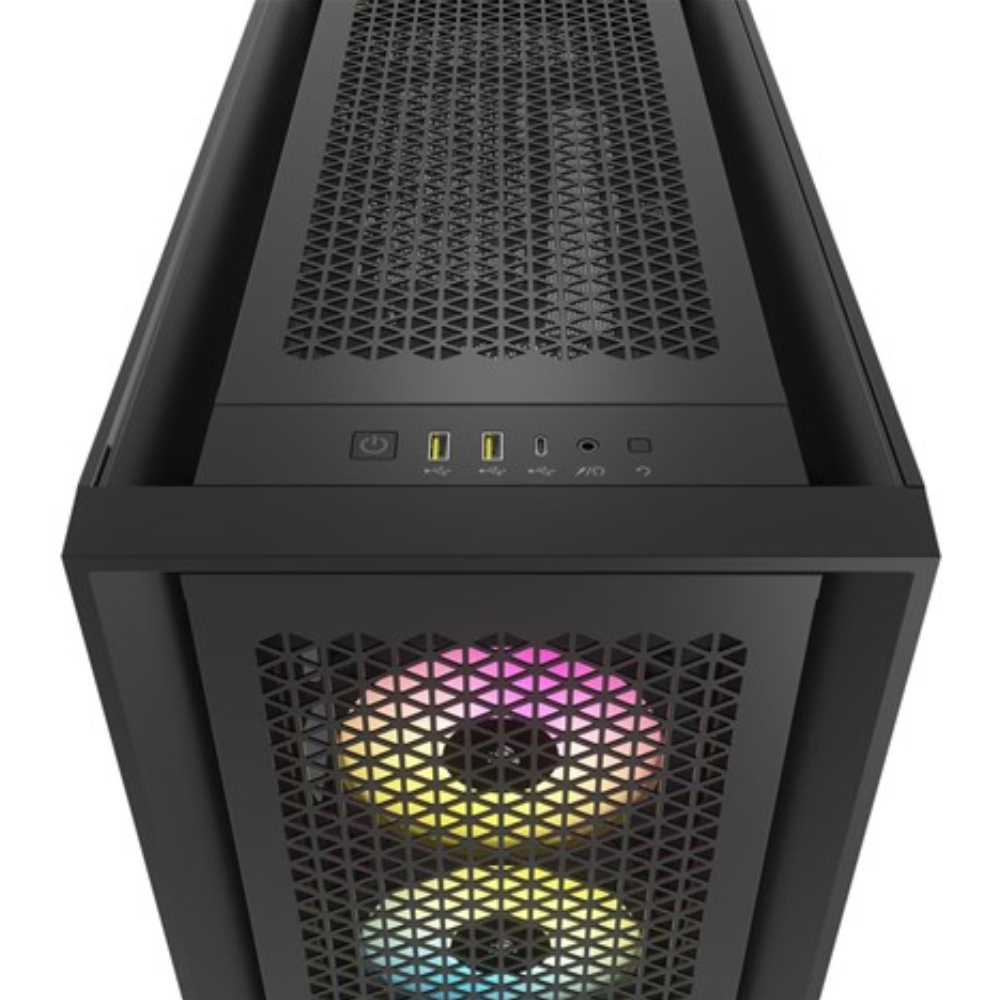 CORSAIR iCUE 5000D RGB AIRFLOW Tempered Glass USB 3.2 Siyah Mid Tower Kasa