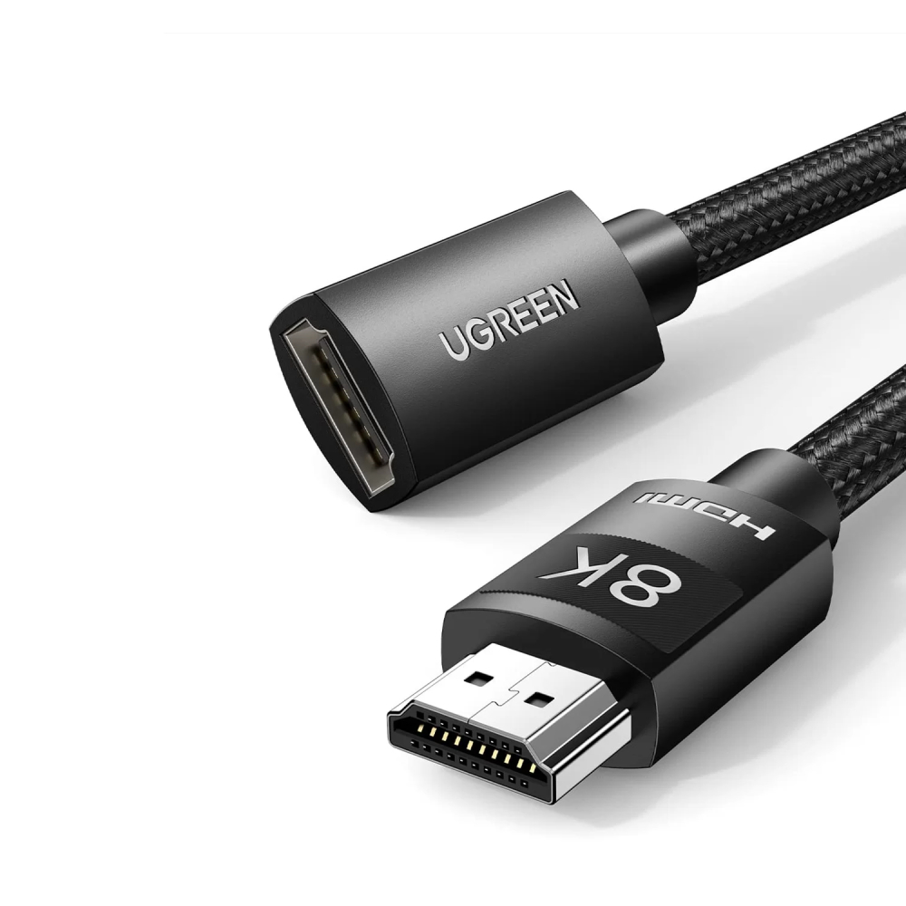 Ugreen 8K 60HZ Örgülü HDMI 2.1 50CM Uzatma Kablosu 