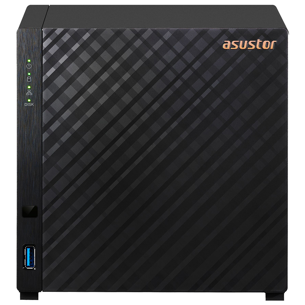 ASUSTOR Drivestor 4 AS1104T Realtek RTD1296 1GB DDR4 4Yuvalı(4X22TB Desteği) 2.5GbE USB 3.2 NAS Depolama Cihazı