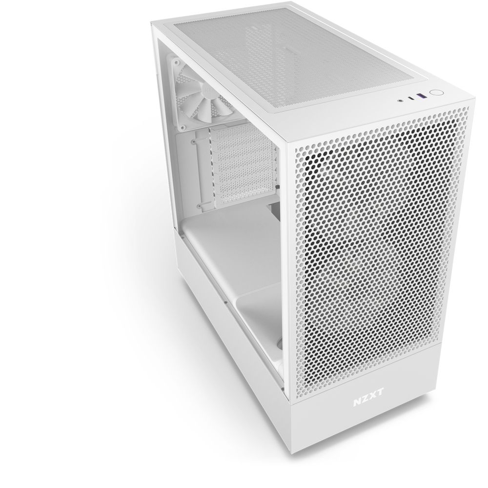NZXT H5 2023 Flow RGB Edition USB 3.2 Beyaz ATX Mid Tower Kasa