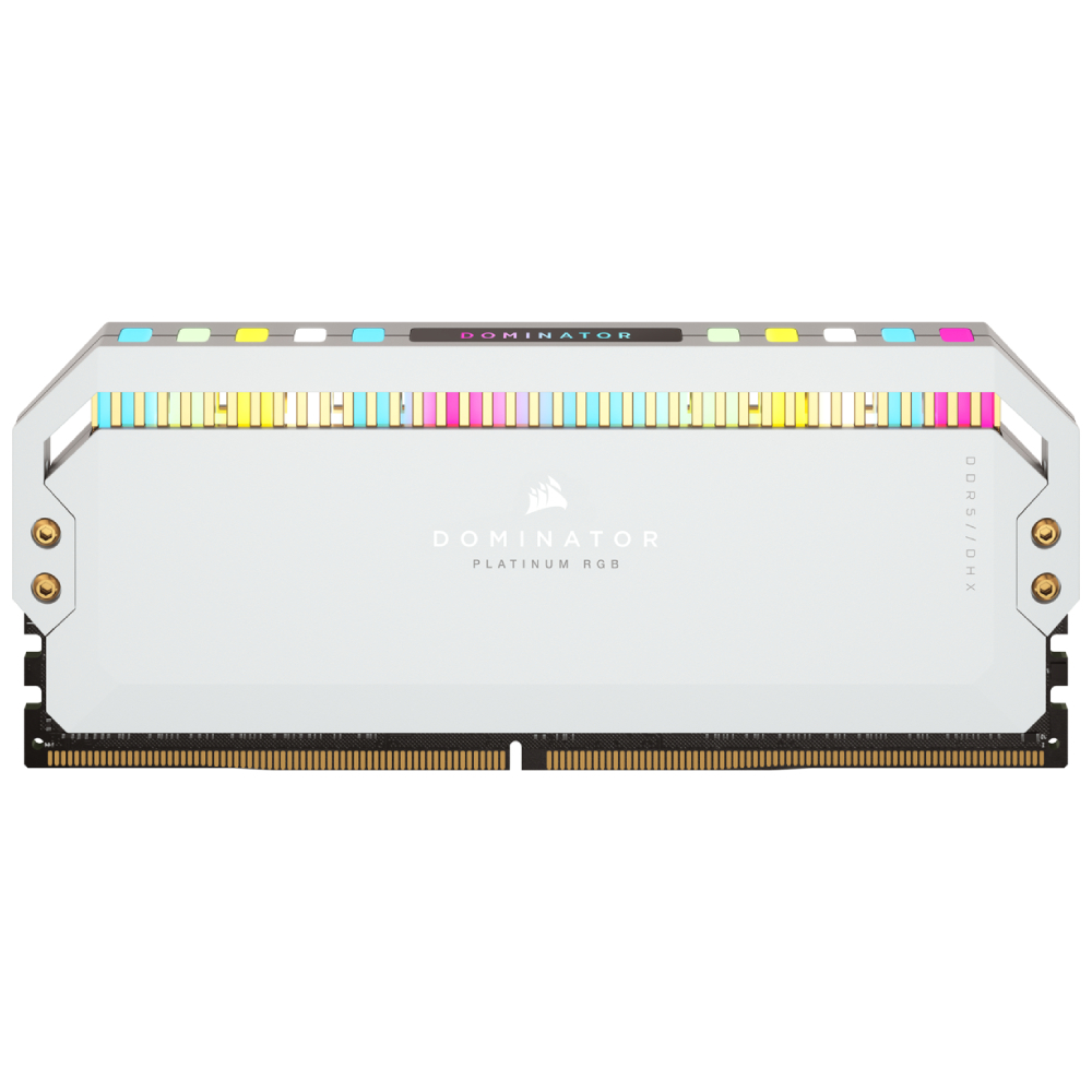 CORSAIR 32GB (2x16GB) Dominator Platinum RGB Beyaz 6200MHz CL36 DDR5 Dual Kit Ram