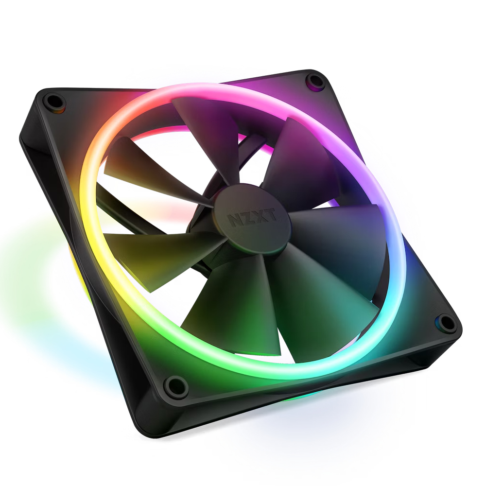 NZXT F140 RGB Dual Sided RGB 140mm Siyah Kasa Fanı