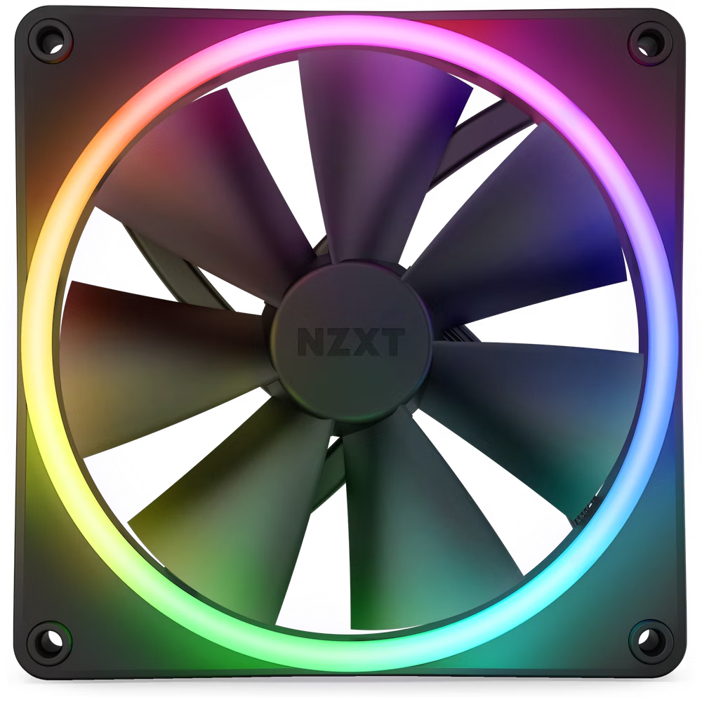 NZXT F140 RGB Dual Sided RGB 140mm Siyah Kasa Fanı