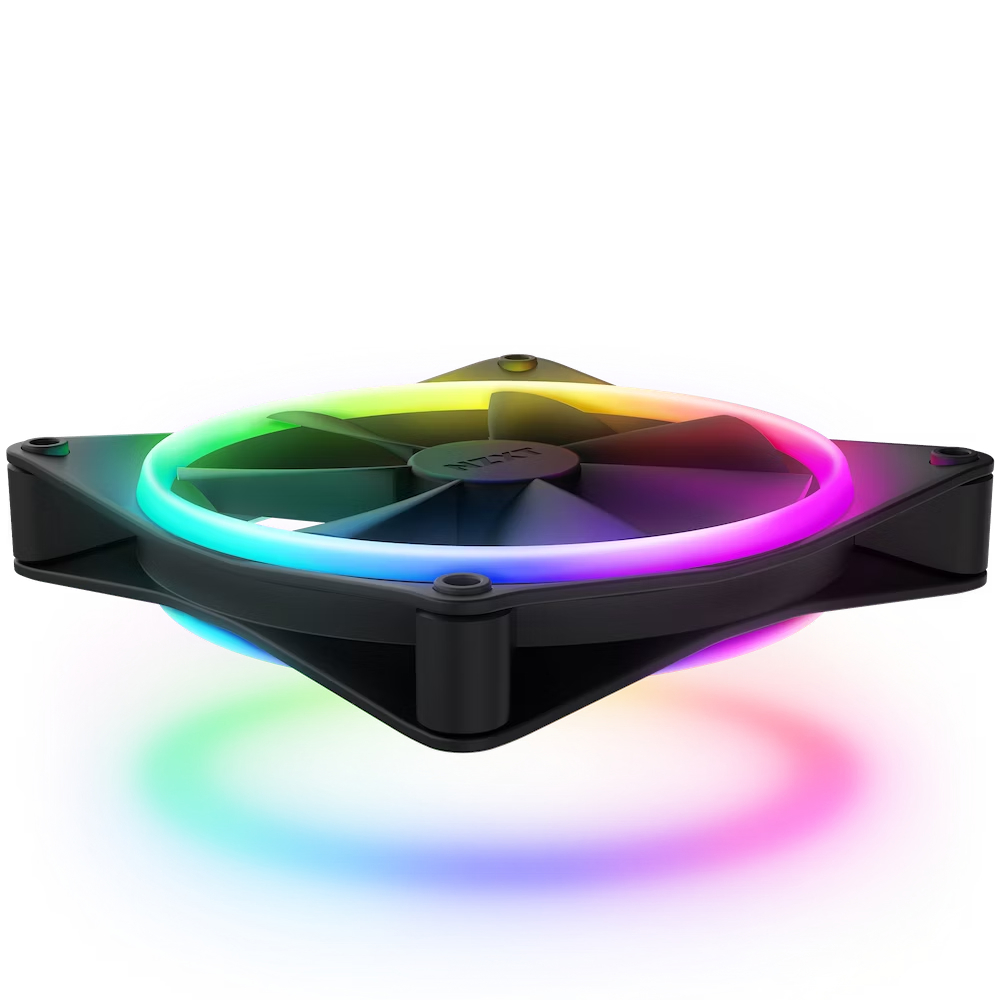 NZXT F140 RGB Dual Sided RGB 140mm Siyah Kasa Fanı