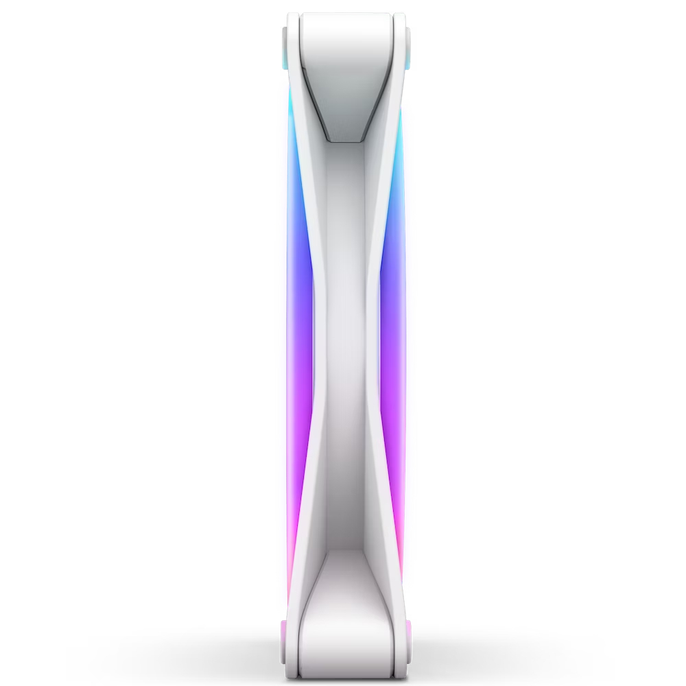 NZXT F140 RGB Dual Sided RGB 140mm Beyaz Kasa Fanı