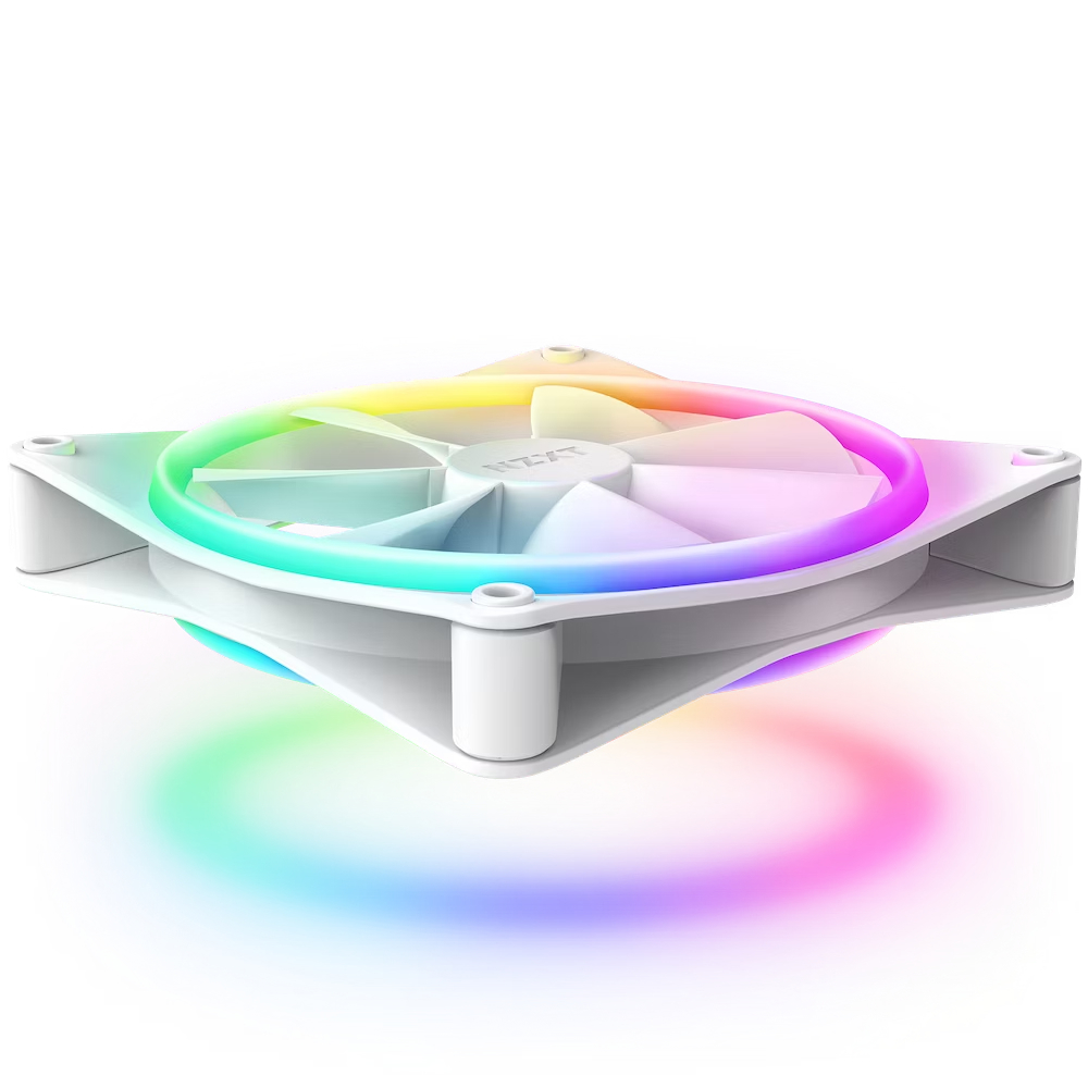 NZXT F140 RGB Dual Sided RGB 140mm Beyaz Kasa Fanı