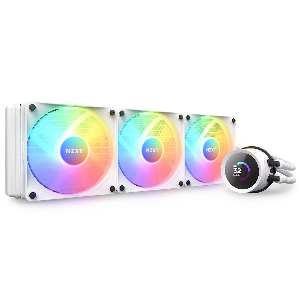 NZXT Kraken 360 RGB 360mm Beyaz İşlemci Sıvı Soğutucu