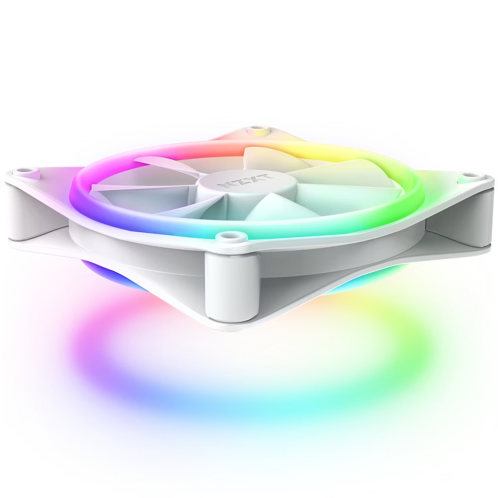 NZXT F120 RGB Duo 3x120mm Kontrolcülü Beyaz Kasa Fanı