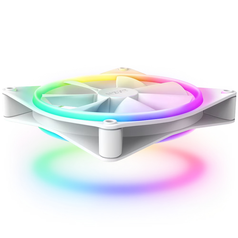 NZXT F140 RGB Duo 140mm Beyaz Kasa Fanı (2'li)