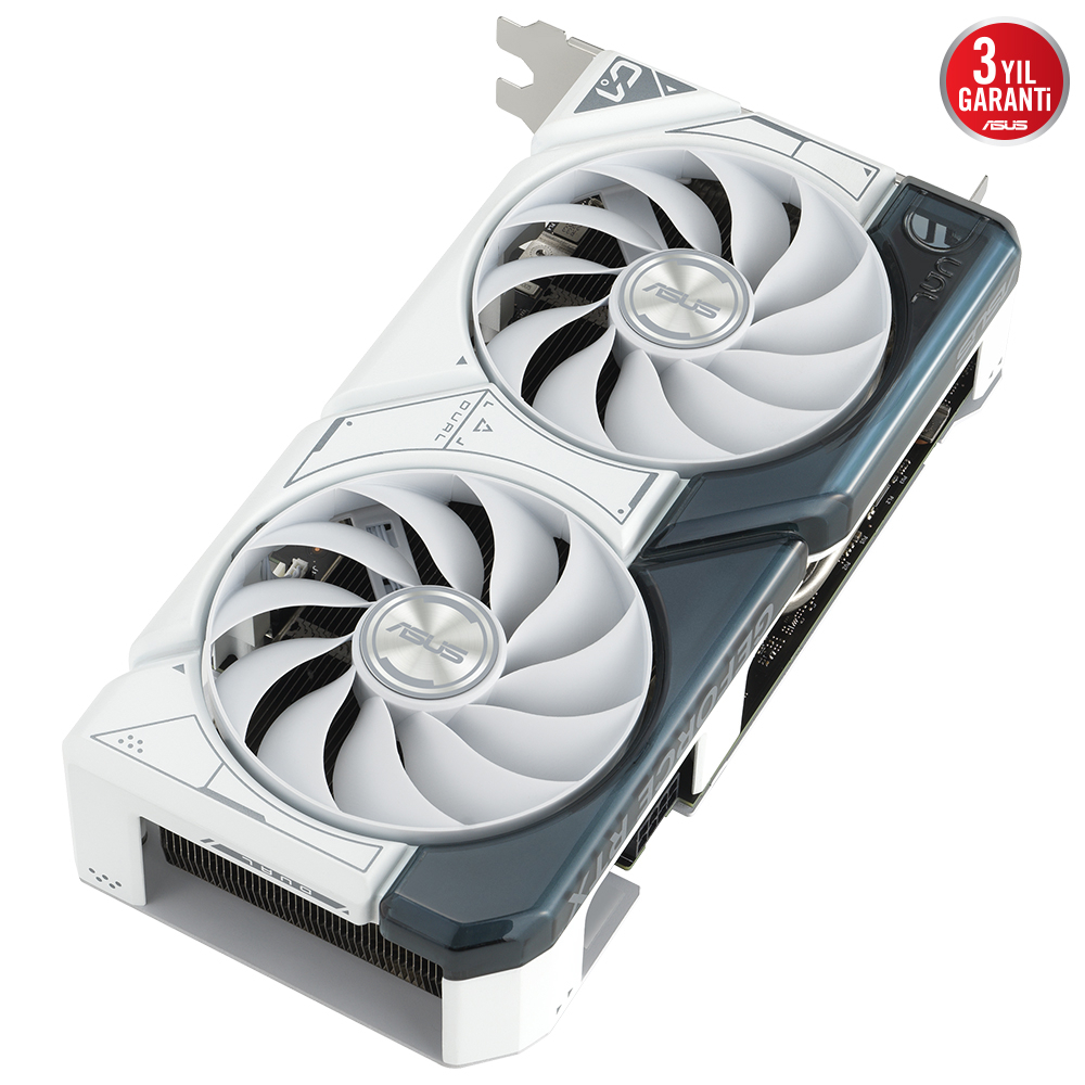 ASUS GeForce RTX 4060 Ti DUAL White OC Edition 8GB GDDR6 DLSS 3 128 Bit ...