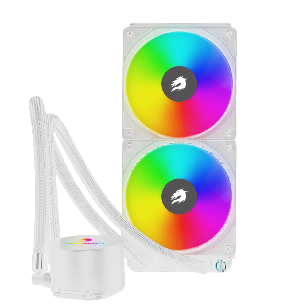 GameBooster TITAN 240 Rainbow 240mm Beyaz İşlemci Sıvı Soğutucu