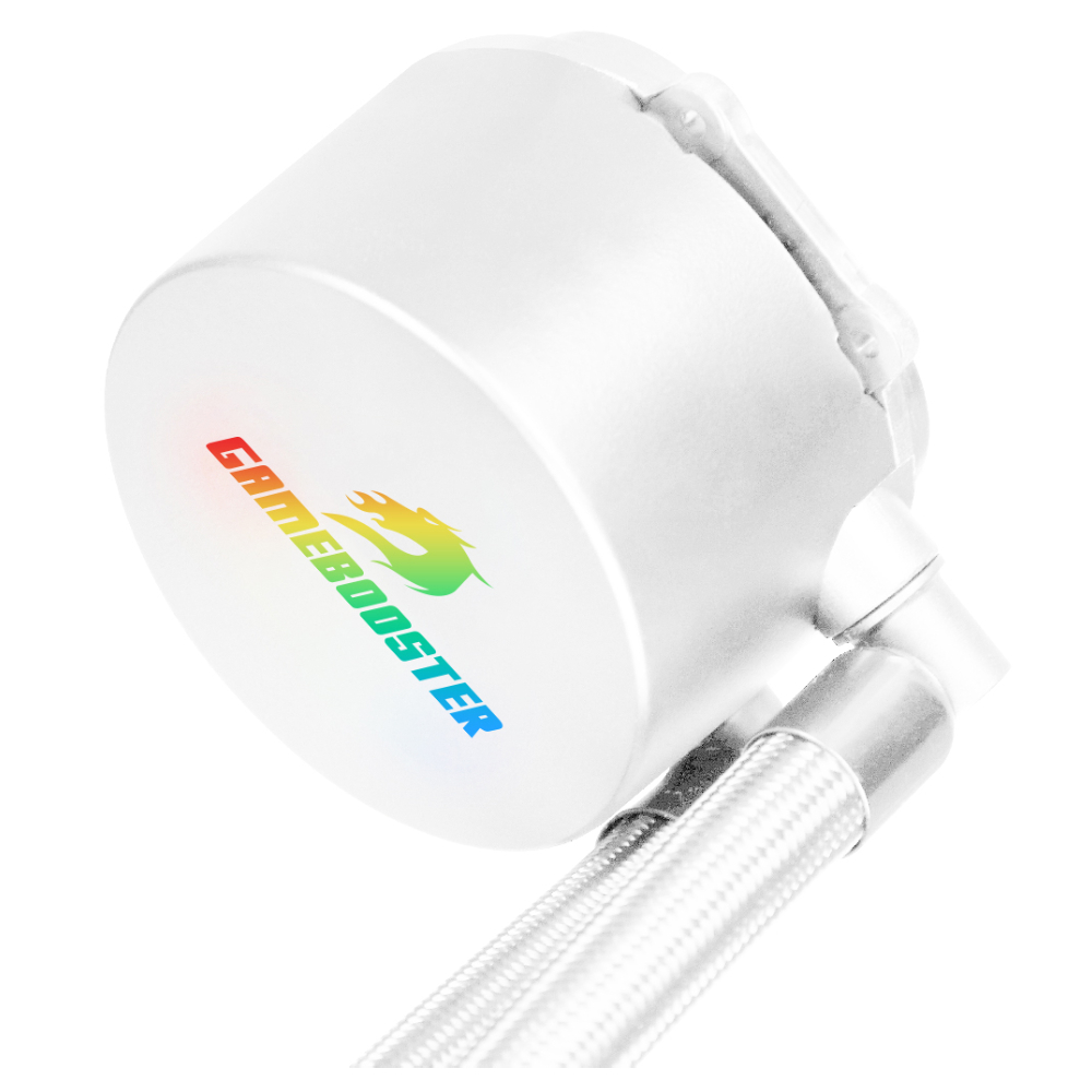 GameBooster TITAN 240 Rainbow 240mm Beyaz İşlemci Sıvı Soğutucu
