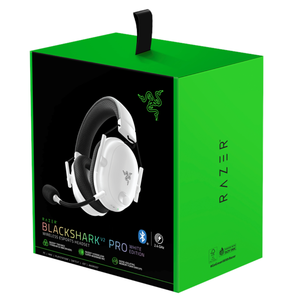 Razer Blackshark V2 Pro 7.1 Surround Beyaz Kablosuz Gaming Kulaklık