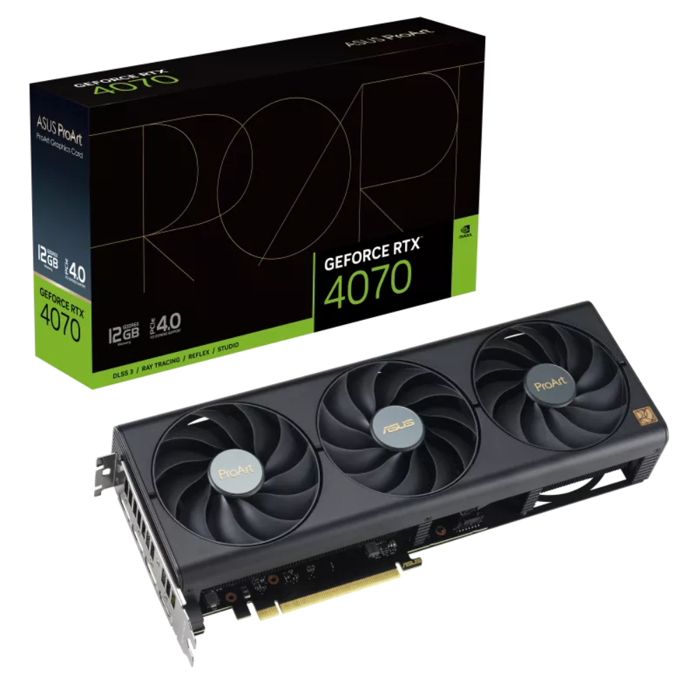 ASUS GeForce RTX 4070 PROART 12GB GDDR6X DLSS 3 192 Bit Ekran Kartı