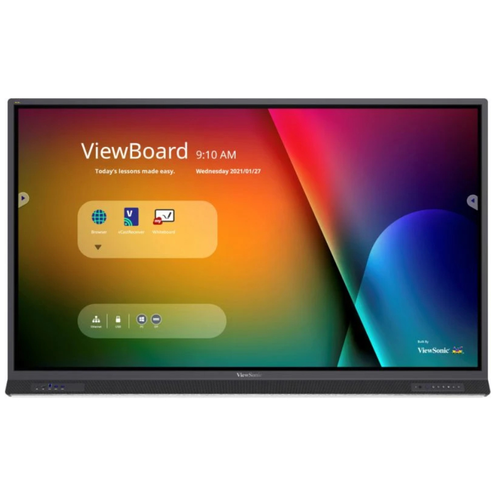 ViewSonic 75" ViewBoard IFP7552-1A 8ms 4GB DDR4 32GB 4K UHD Ultra Fine ...