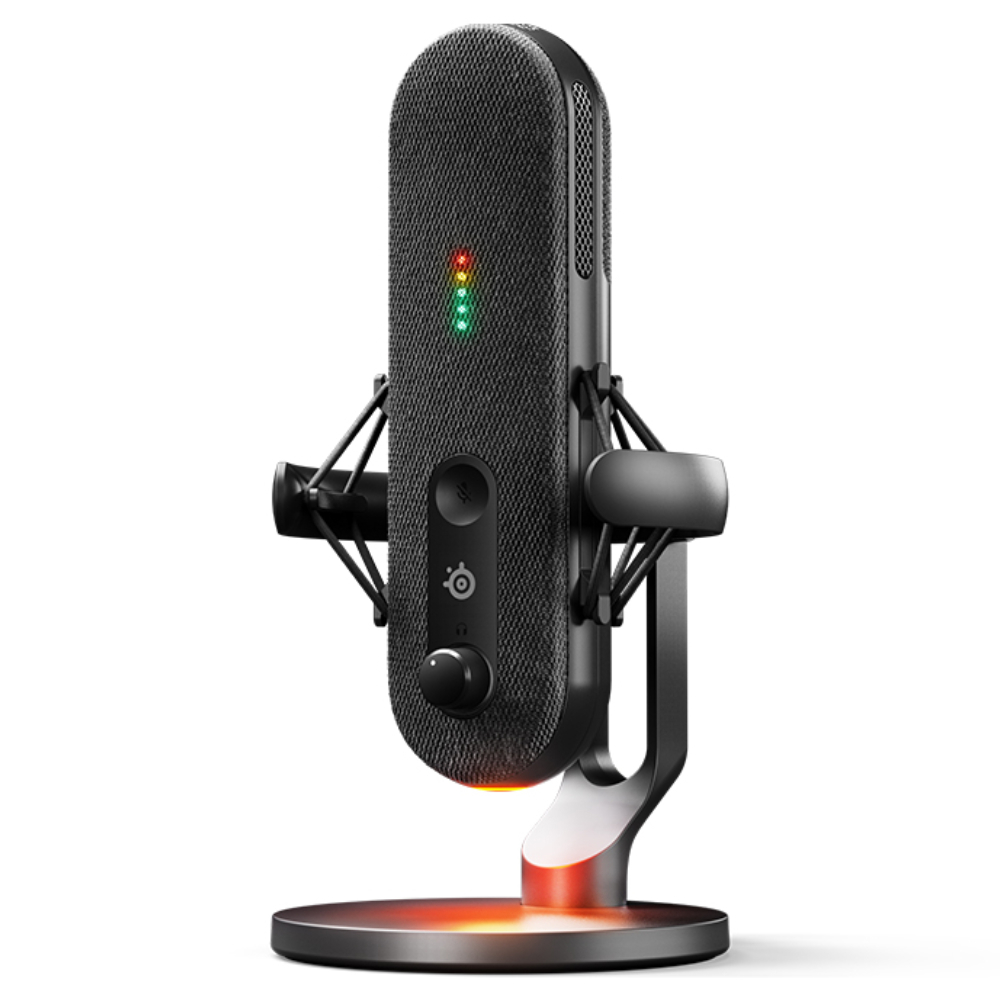 SteelSeries Alias USB-C LED Prism RGB Cardioid Gaming Mikrofon