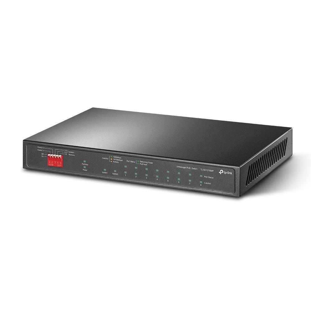 TP-LINK TL-SG1210MP	10-Port Gigabit Masaüstü Switch + (8-Port PoE+)