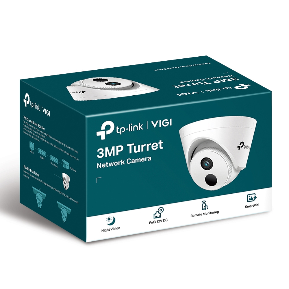 TP-LINK VIGI-C400HP 4 VIGI 3MP Turret Network Kamera