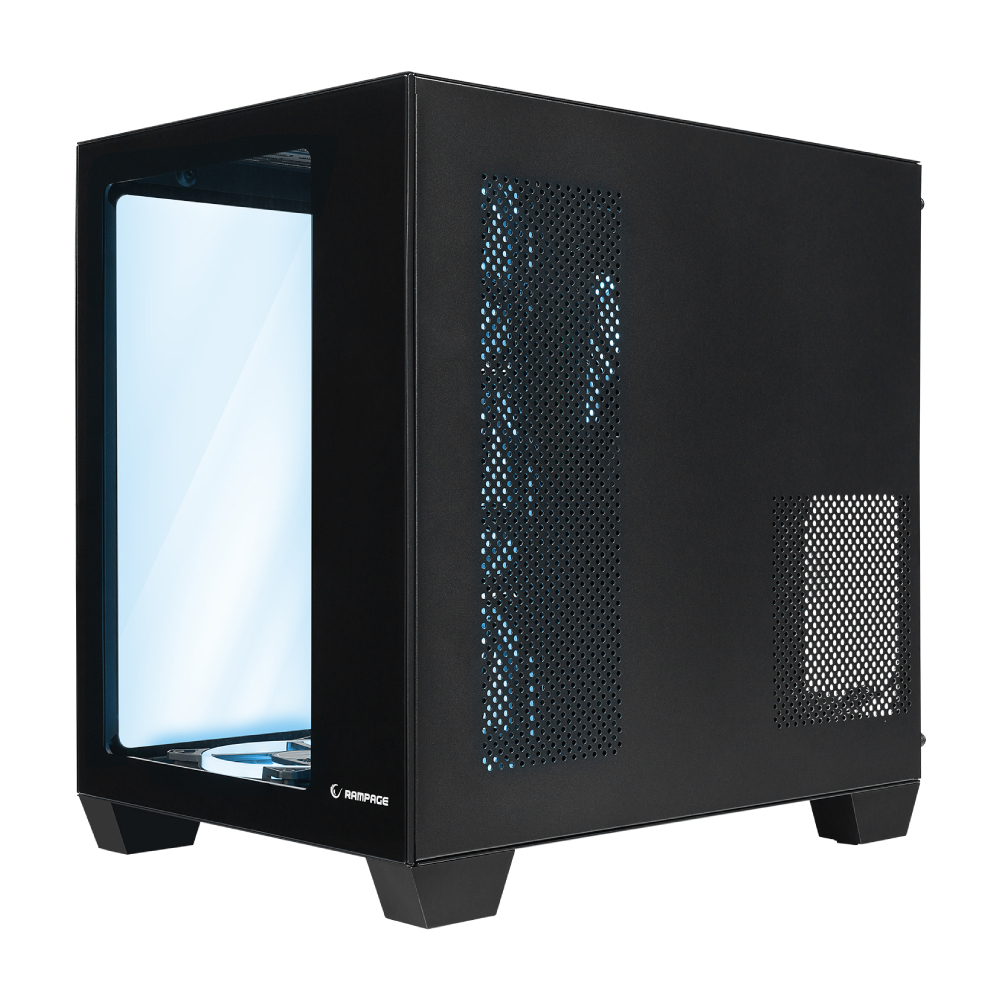 Rampage ICEWAVE ARGB USB3.0 Tempered Glass Siyah Mid Tower Gaming Kasa