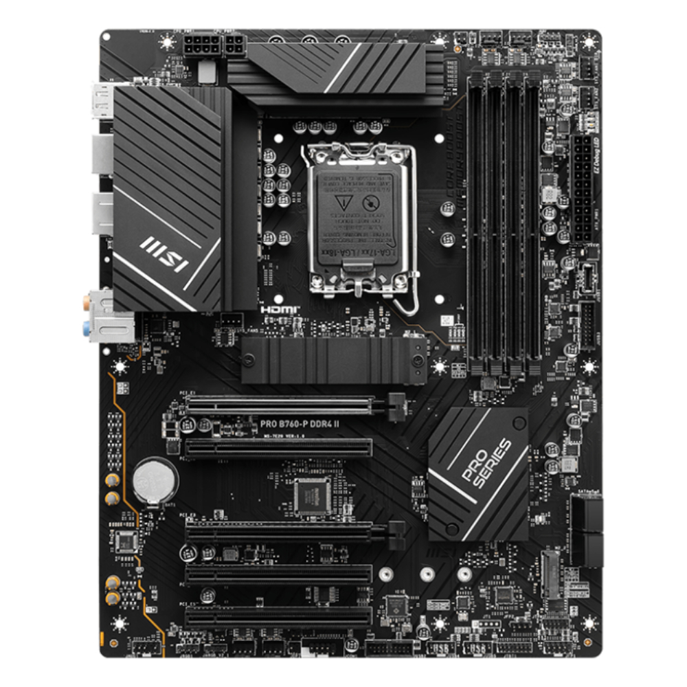 MSI PRO B760-P DDR4 II 5333(OC) DDR4 Soket 1700 M.2 HDMI ATX Anakart