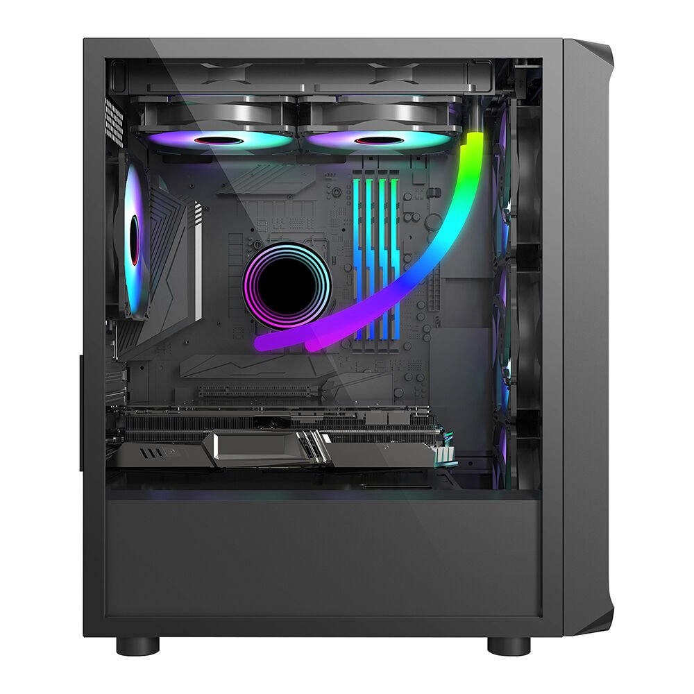 GameBooster GB-G205BB USB3.0 Mesh Panel ATX- MidTower Siyah kasa 