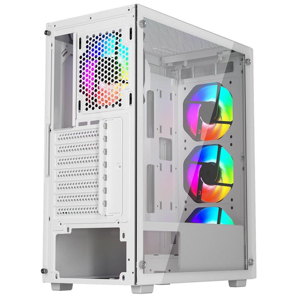 GameBooster GB-G1956BW USB3.0 Mesh Panel Beyaz ATX Mid Tower Kasa