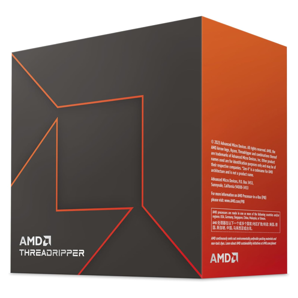 AMD RYZEN THREADRIPPER 7960X 4.2GHz 128MB Önbellek 24 Çekirdek TR5 5nm