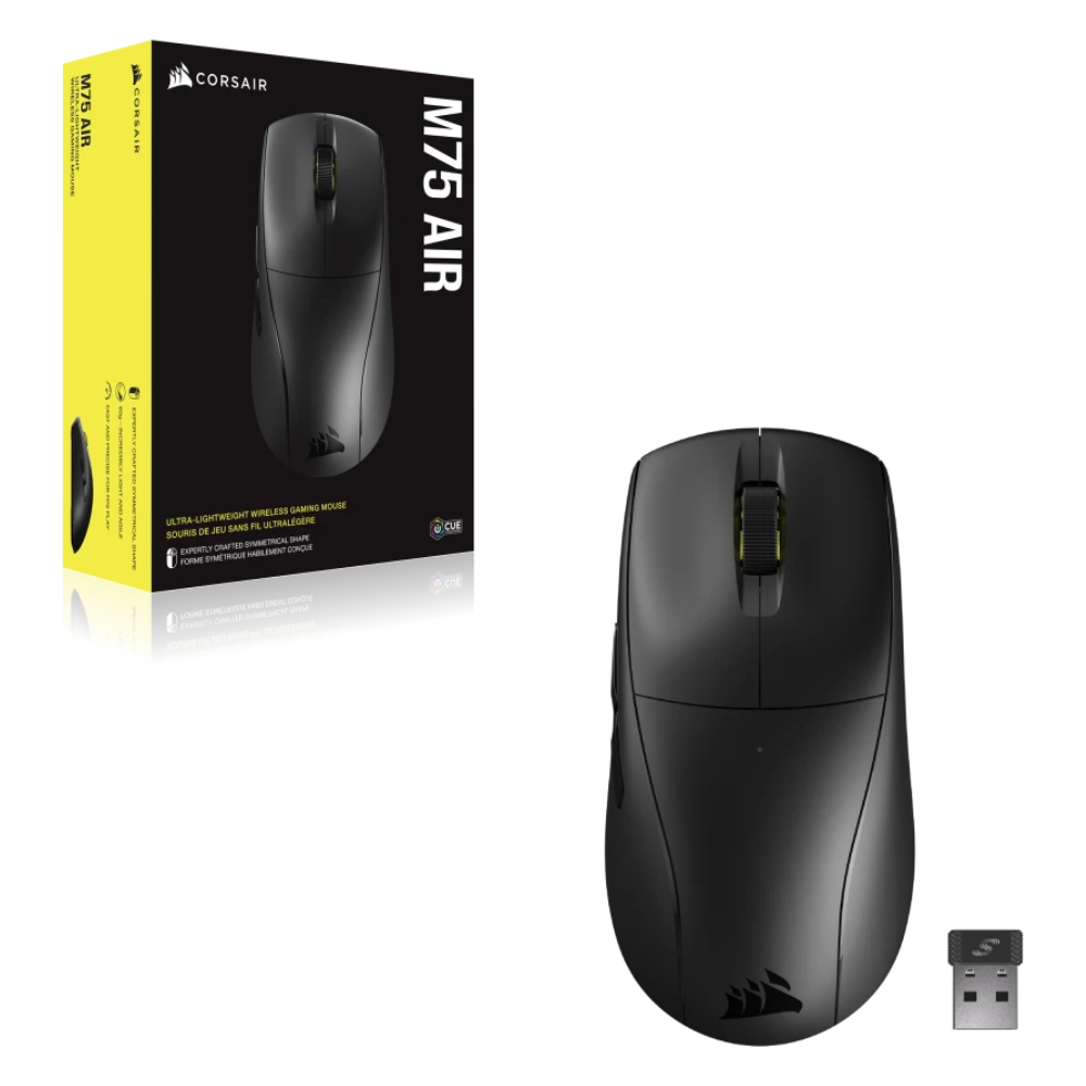 CORSAIR M75 AIR WIRELESS Ultra-Lightweight Siyah Kablosuz Gaming Mouse