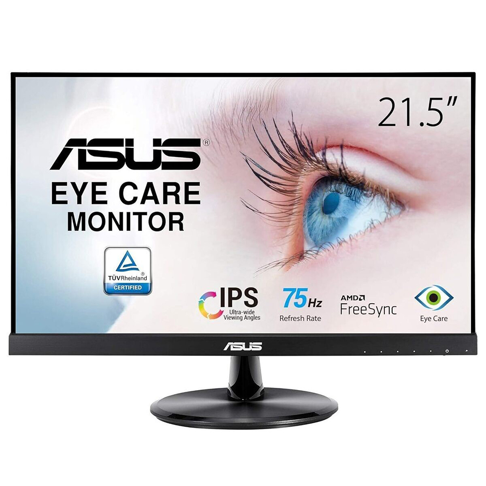ASUS 21.5" VP229HE 75Hz 5ms HDMI VGA IPS FreeSync EyeCare Monitör