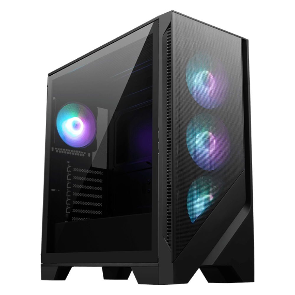 MSI MAG FORGE 320R AIRFLOW Tempered Glass ARGB Fan USB 3.2 ATX Bilgisayar Kasası