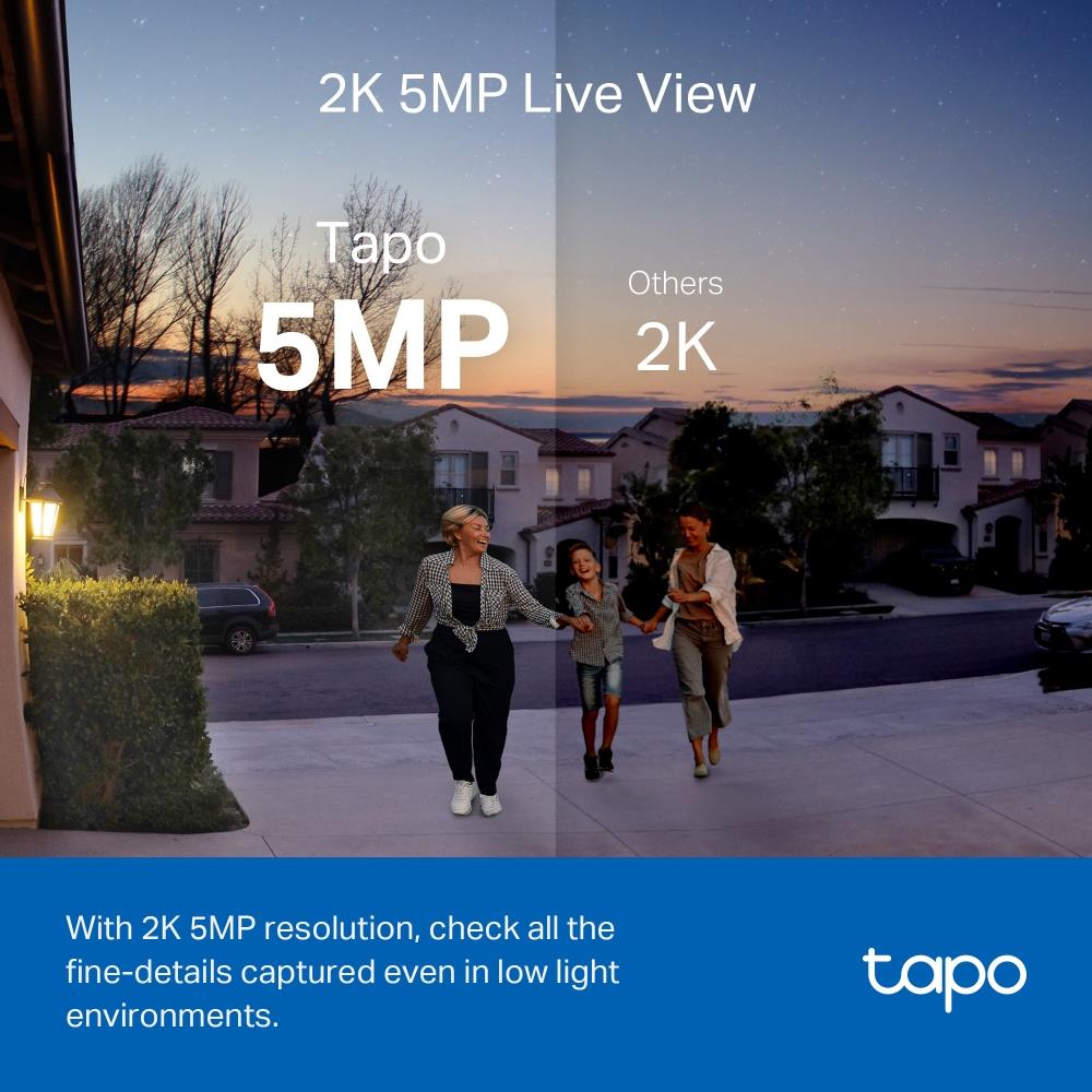 TP-LINK Tapo D230S1 Tapo Akıllı ve Pilli Görüntülü Kapı Zili IP Kamera