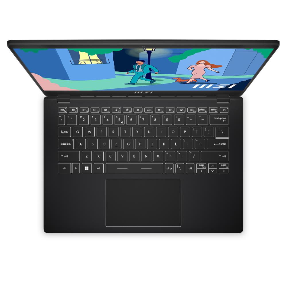 MSI NB MODERN 14 C12MO-1039XTR i7-1255U 16GB DDR4 UMA 512GB SSD 14" FHD DOS Siyah Notebook