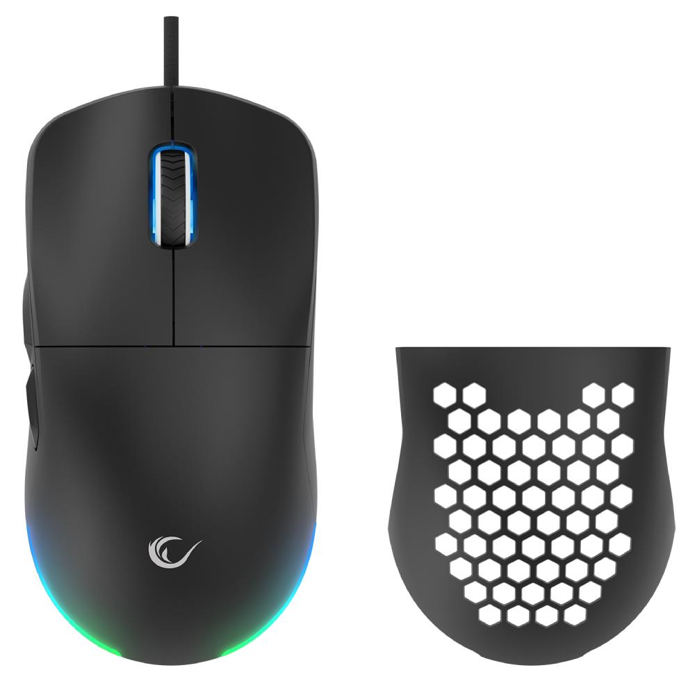 Rampage BLINK Siyah 7 Makro Tuşlu RGB 12800 DPI Kablolu Gaming  Mouse