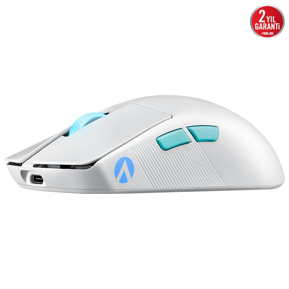 ASUS ROG HARPE ACE AIM LAB Edition Beyaz Kablosuz Gaming Mouse