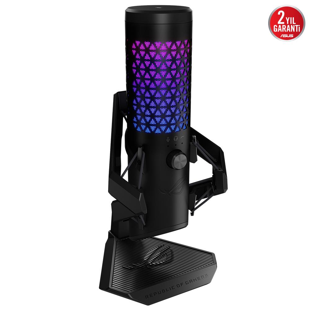 ASUS ROG Carnyx RGB Profesyonel Cardioid Kapasitif Gaming Mikrofon