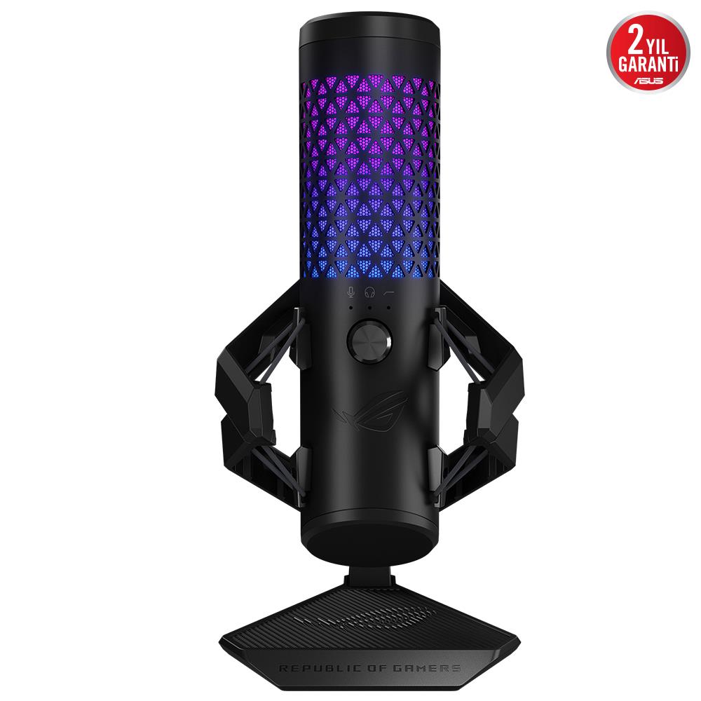 ASUS ROG Carnyx RGB Profesyonel Cardioid Kapasitif Gaming Mikrofon