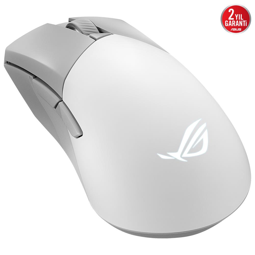 ASUS ROG Gladius III Wireless AimPoint Kablosuz Beyaz Gaming Mouse