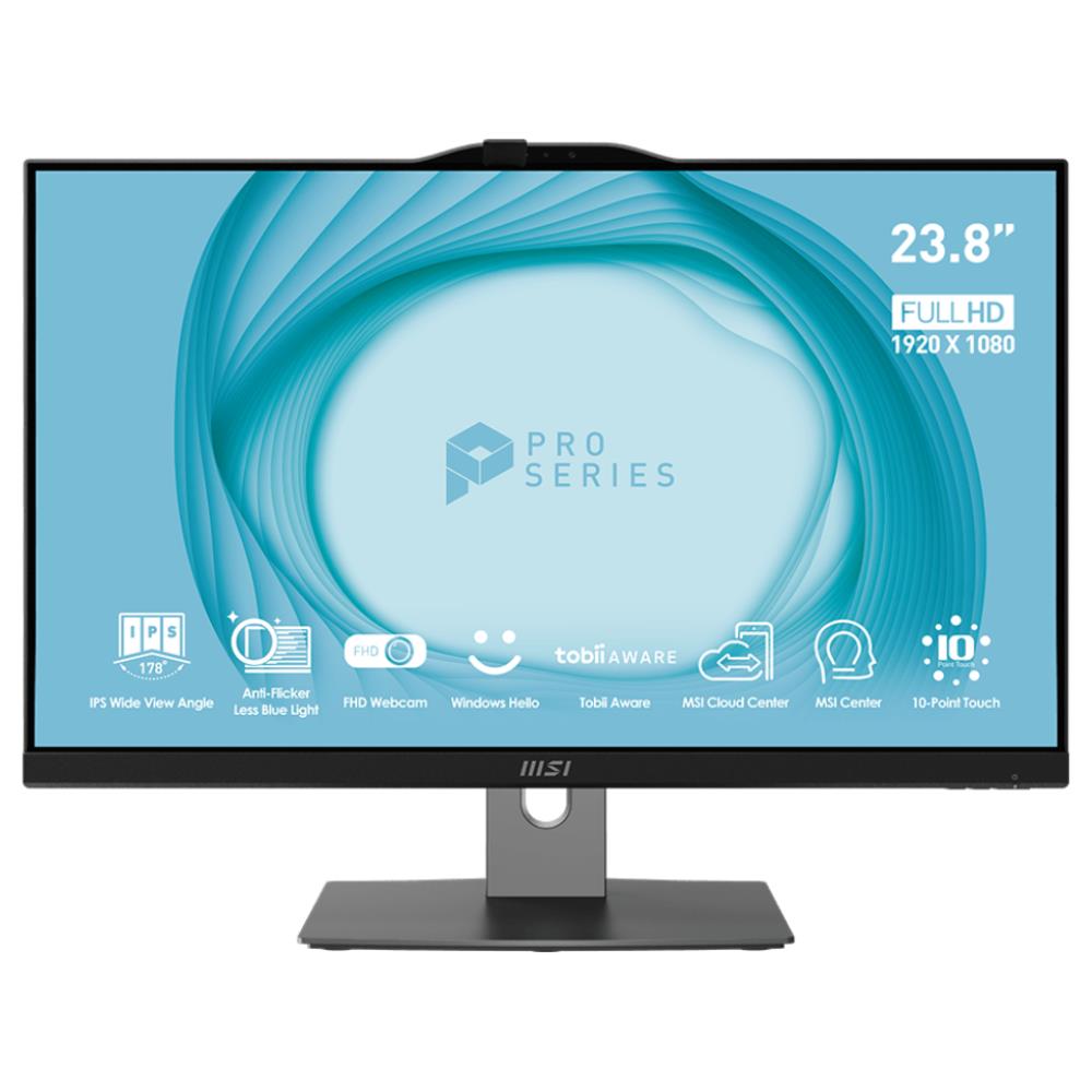 MSI PRO AP243TP 12M-079XTR i5-12400 8GB DDR4 512GB SSD FreeDos 23.8" FHD MULTI-TOUCH AIO PC