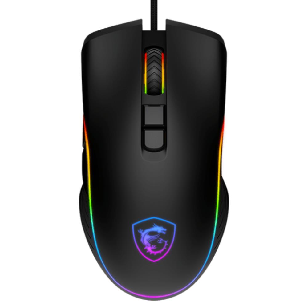 MSI FORGE GM300 RGB 7200 dpi Siyah Kablolu Gaming Mouse