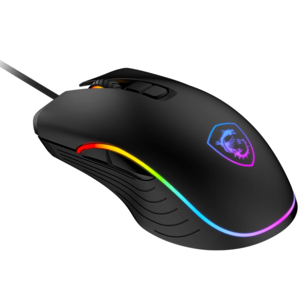 MSI FORGE GM300 RGB 7200 dpi Siyah Kablolu Gaming Mouse