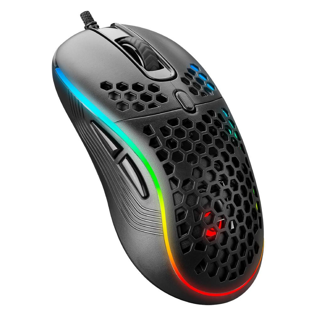 Rampage SMX-R85 GENTLE 6400 Dpi Siyah RGB Kablolu Gaming Mouse