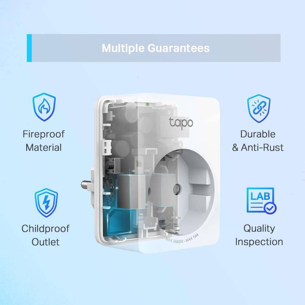 TP-LINK Tapo P110 Mini Akıllı Wi-Fi Priz (2li Paket)