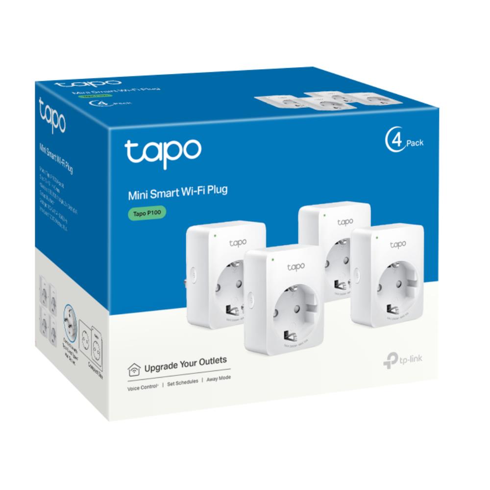 TP-LINK TAPO P100 Akıllı Priz (4lü)