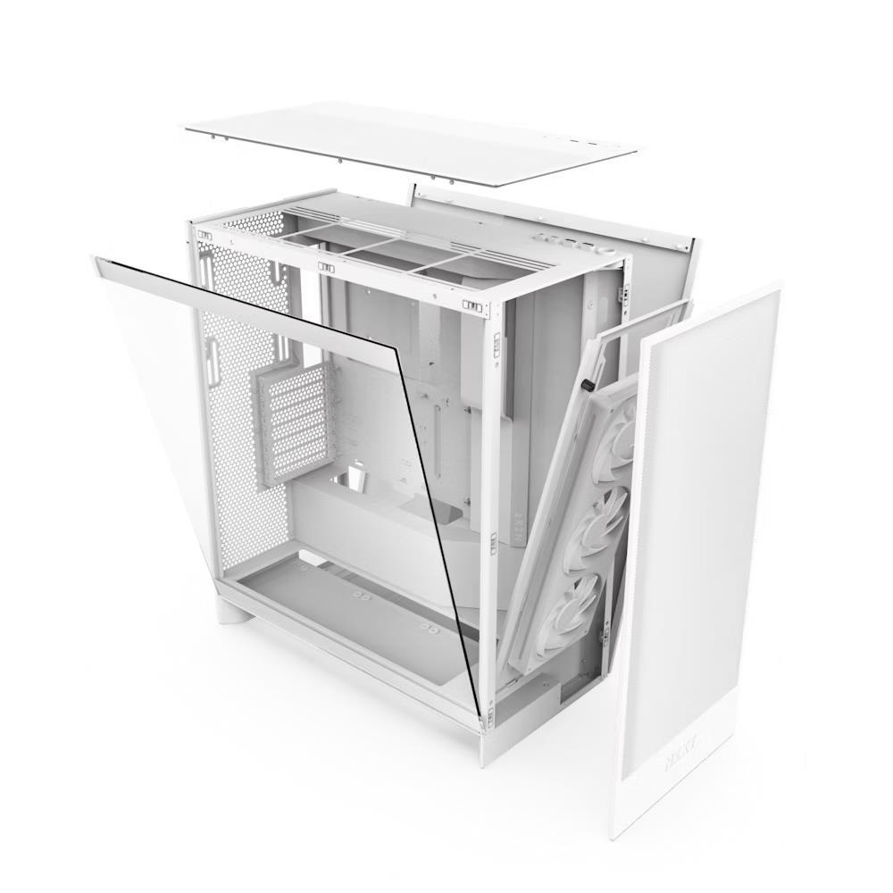 NZXT H7 Flow RGB 2024 Edition 750W 80+ Bronze USB 3.2 Beyaz ATX Kasa